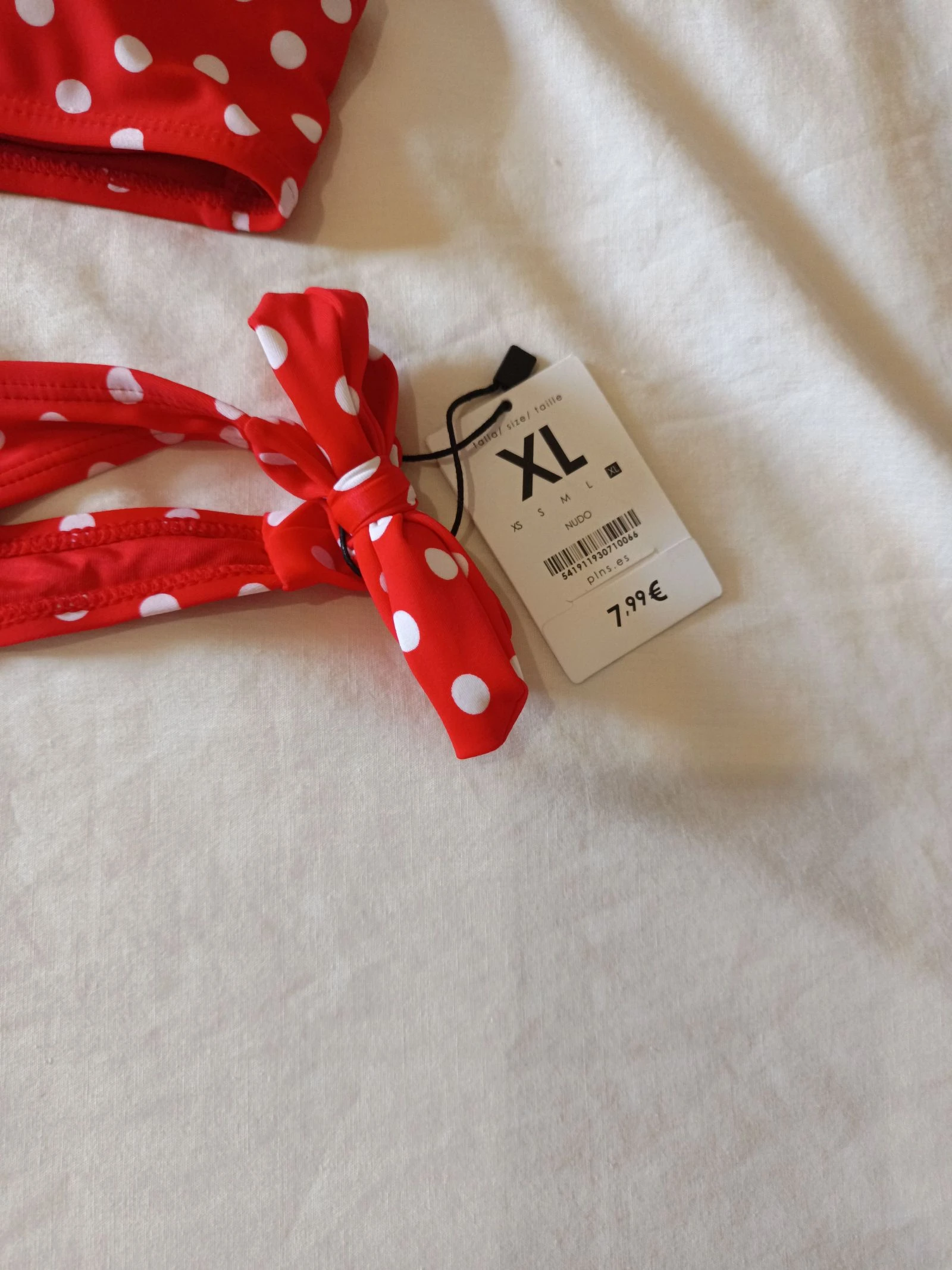 Rode bikini met stippen / Polka dot nieuw – Y2K / Pin-Up / Retro stijl – photo 2